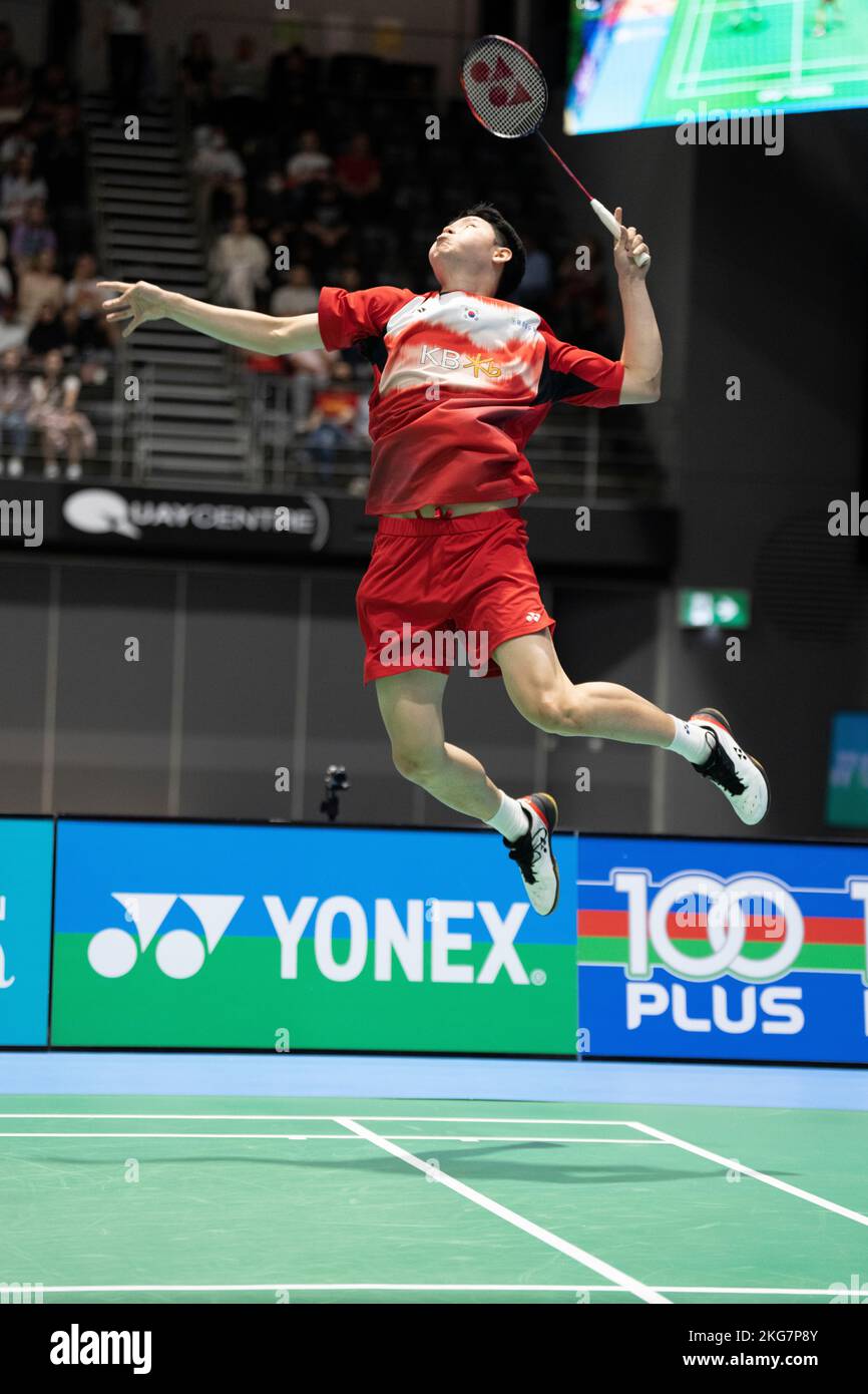 SYDNEY, AUSTRALIA NOVEMBER 20 Seo Seung Jae of Korea in action