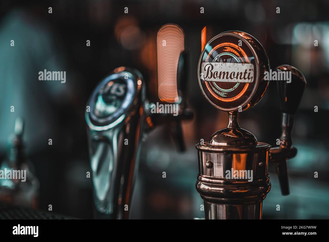 Beer faucet, Beer dispenser Stock Photo Alamy