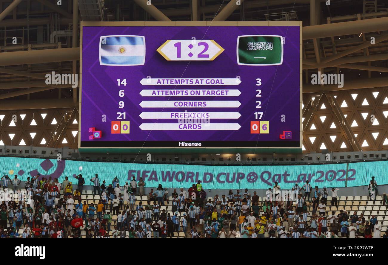 Scoreboard football world cup hi-res stock photography and images