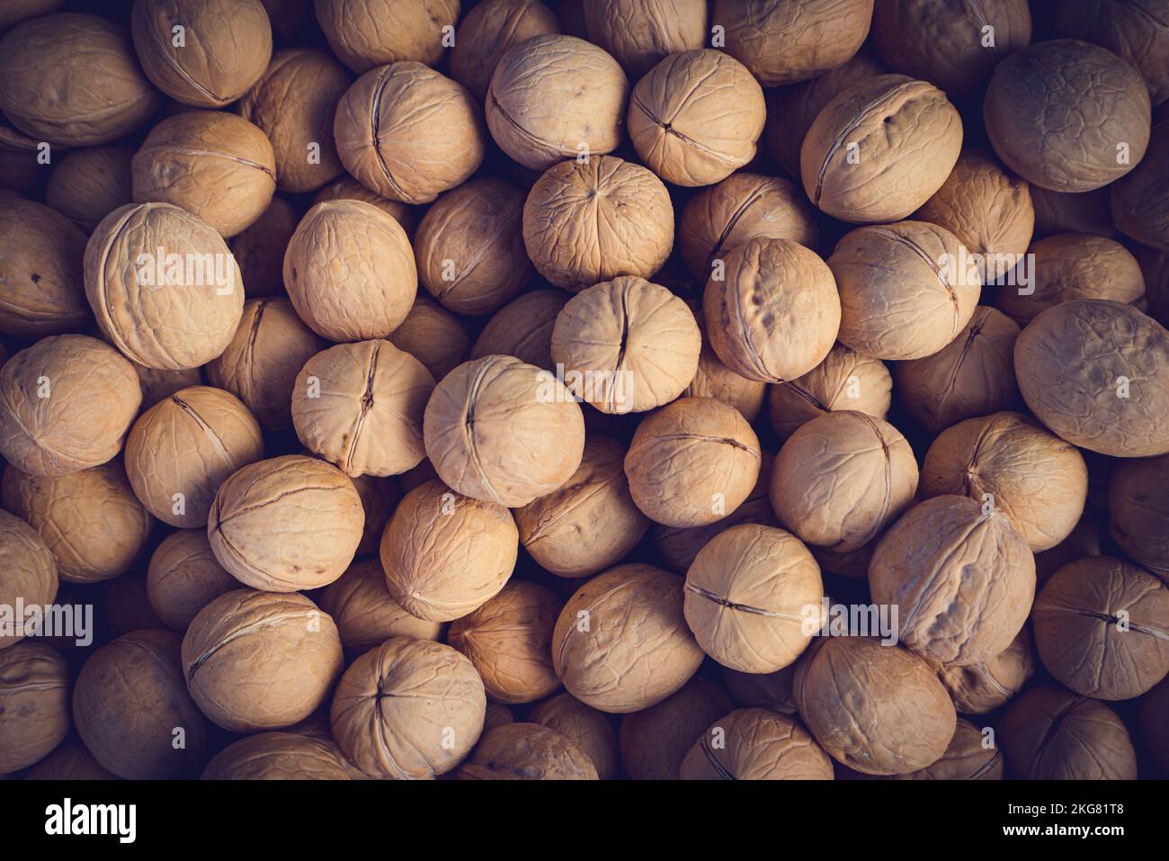 Natural walnut background pattern texture Stock Photo