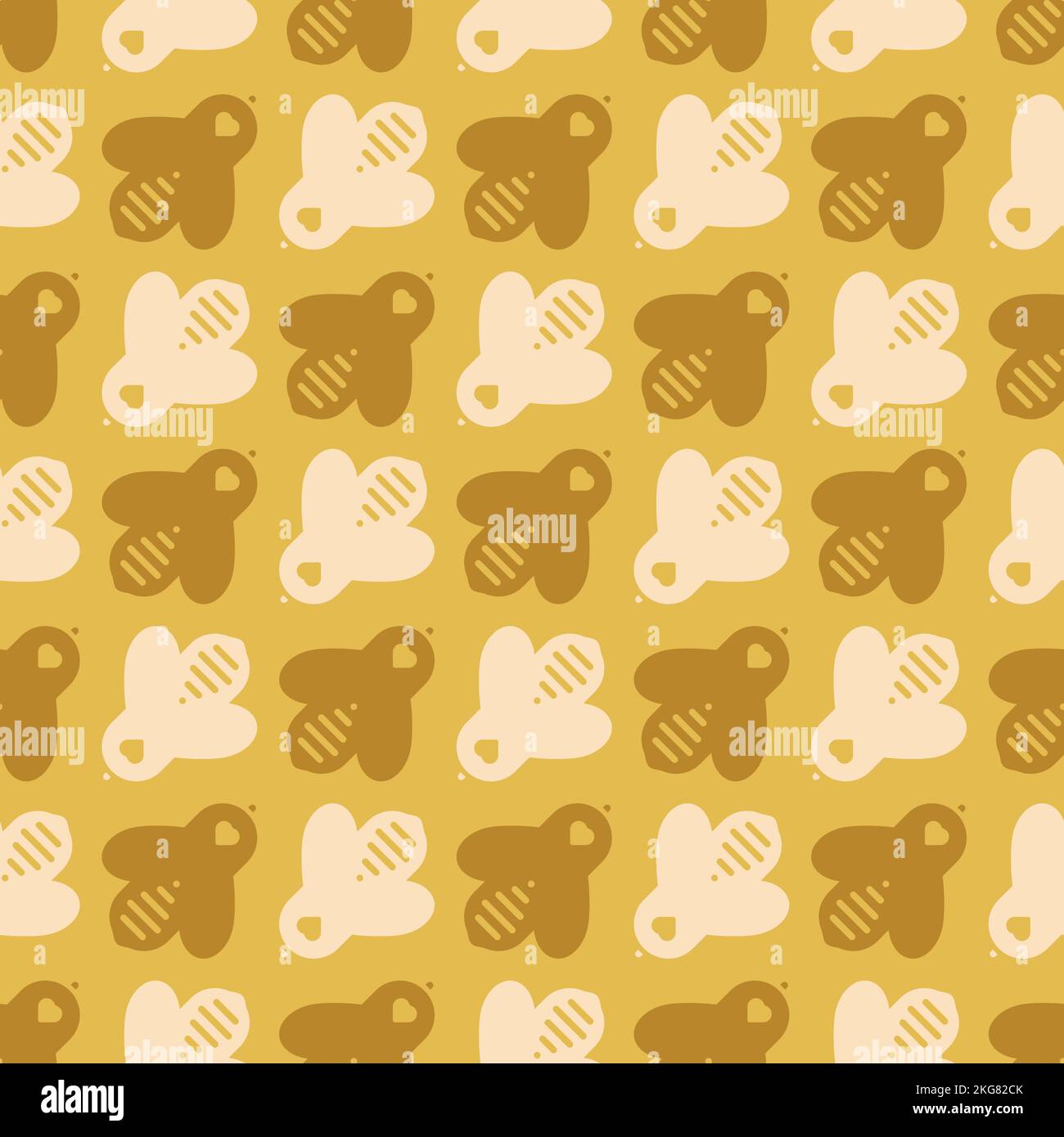 Golden Honey Bees Texture repeat pattern background design Stock Vector ...