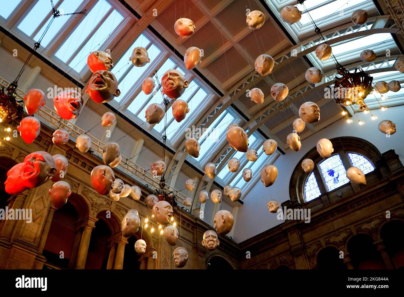 Heads, Kelvingrove Art Gallery and Museum, Glasgow, Scotland Stock Photo