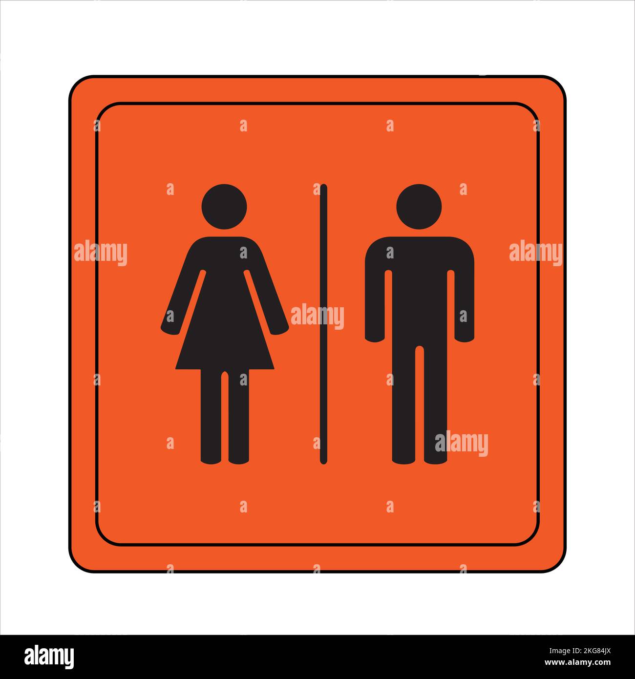 Wc sign concrete Stock Vector Images Alamy