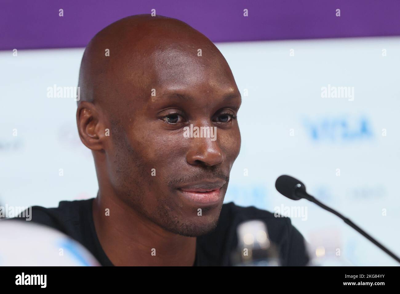 Doha, Qatar. 22nd Nov, 2022. Canada's Atiba Hutchinson pictured during ...