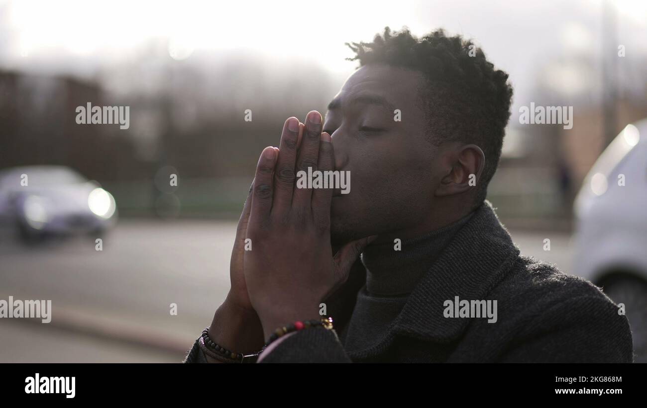 Preoccupied black african man frustrated hi-res stock photography and ...