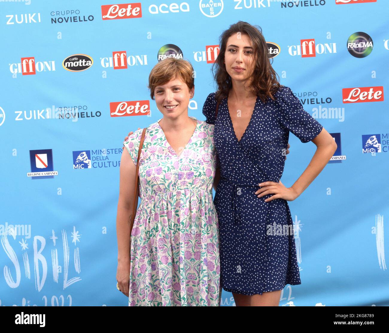 GIFFONI VALLE PIANA ITALY July 23 2022 Francesca Milano and