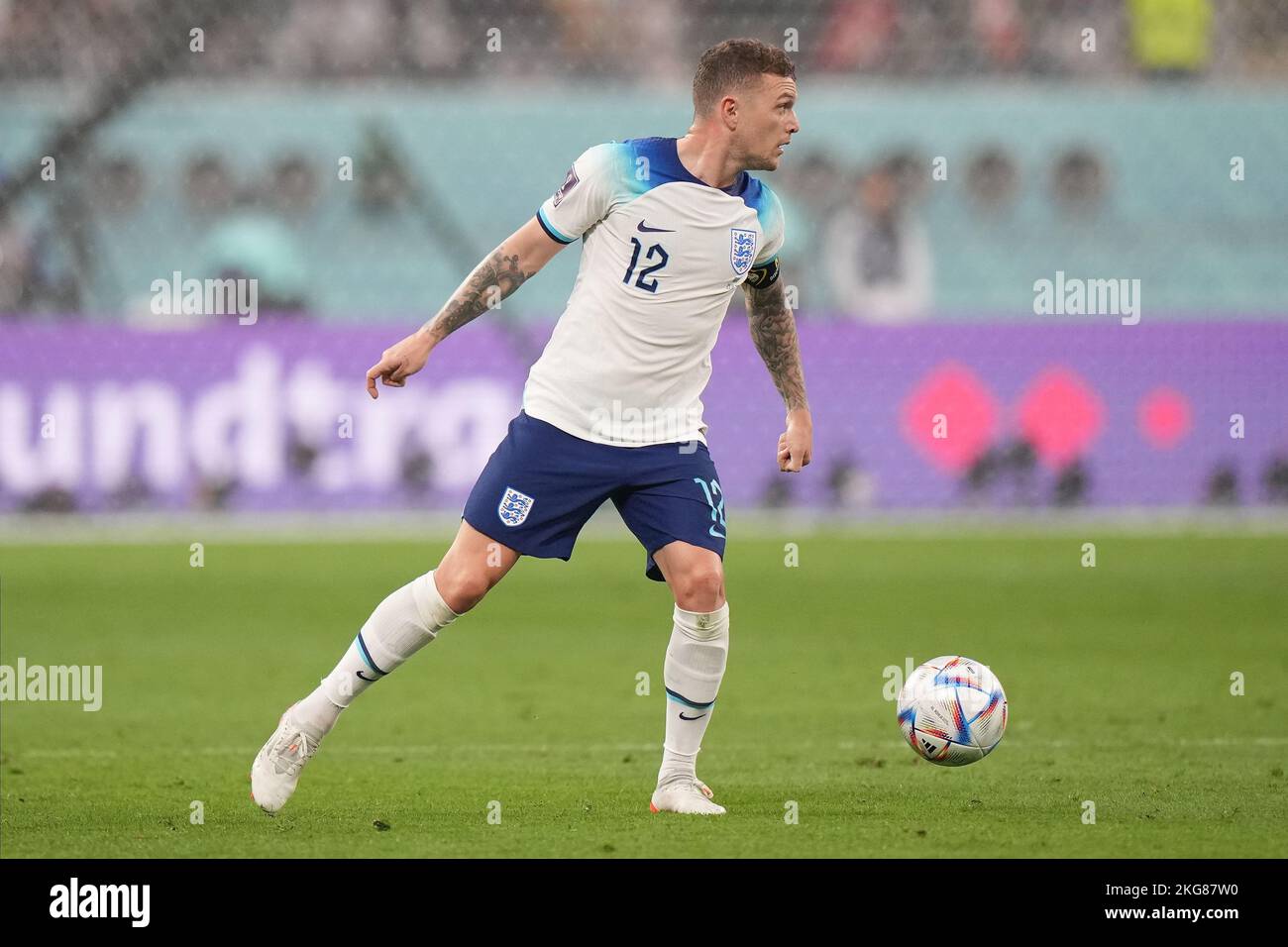 Kieran Trippier of England during the Qatar 2022 World Cup match, group ...