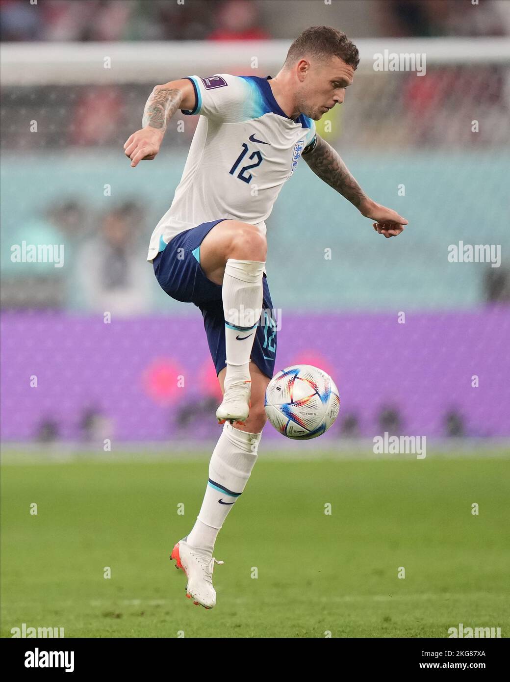 Kieran Trippier of England during the Qatar 2022 World Cup match, group ...