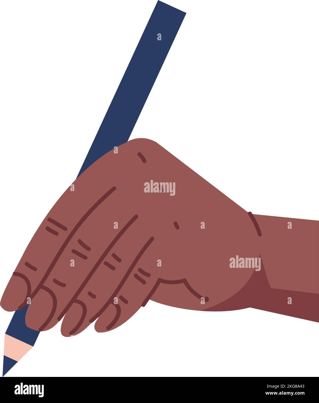 afro hand writing with pencil Stock Vector Image & Art - Alamy