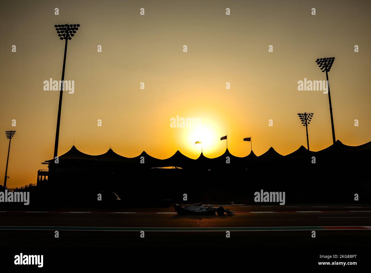 Abu Dhabi, Abu Dhabi. 22nd Nov, 2022. Frederik Vesti (DEN) Mercedes AMG F1 W13 Test Driver. 22.11.2022. Formula 1 Testing, Yas Marina Circuit, Abu Dhabi, Tuesday. Photo credit should read: XPB/Alamy Live News. Credit: XPB Images Ltd/Alamy Live News Stock Photo