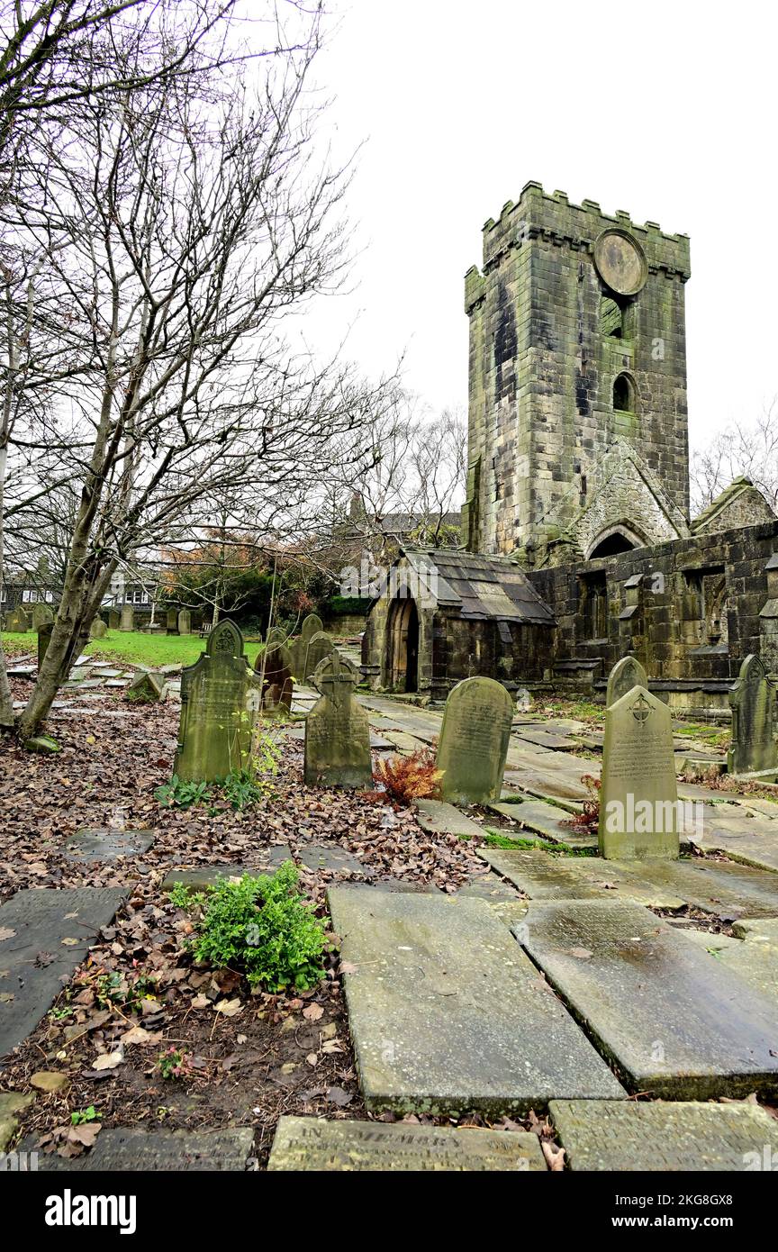 Church of St Thomas a’ Becket Heptonstall Stock Photo