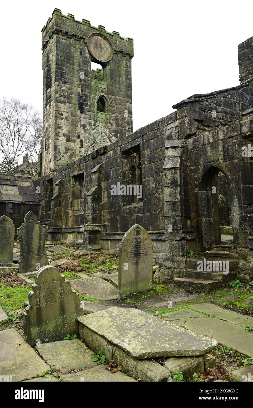 Church of St Thomas a’ Becket Heptonstall Stock Photo