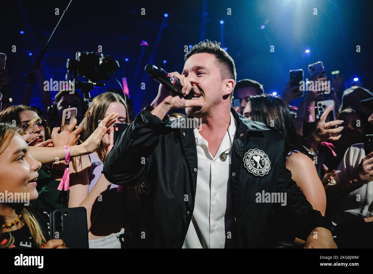 Zurich, Switzerland. 18th, November 2022. The German singer and