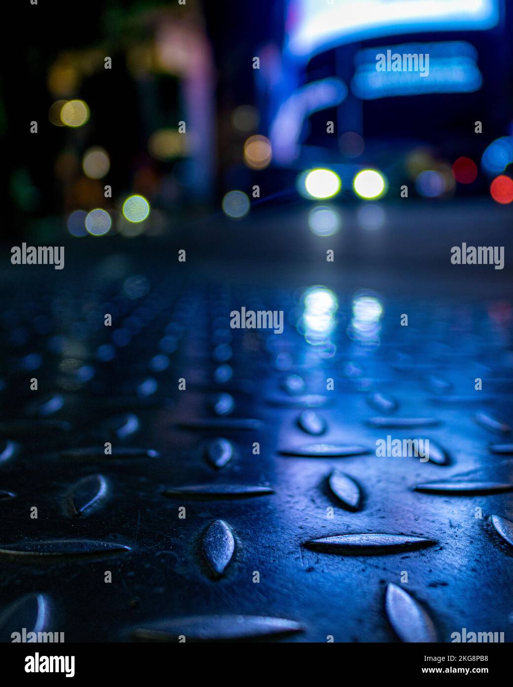 A shallow depth of field image taken at Piccadilly Circus, London