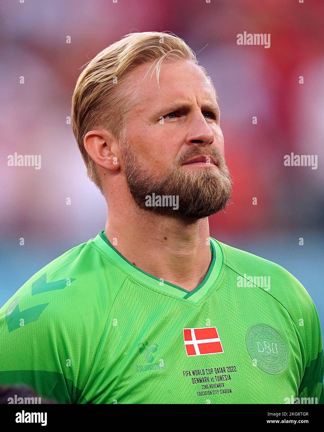 Denmark goalkeeper Kasper Schmeichel during the FIFA World Cup Group D