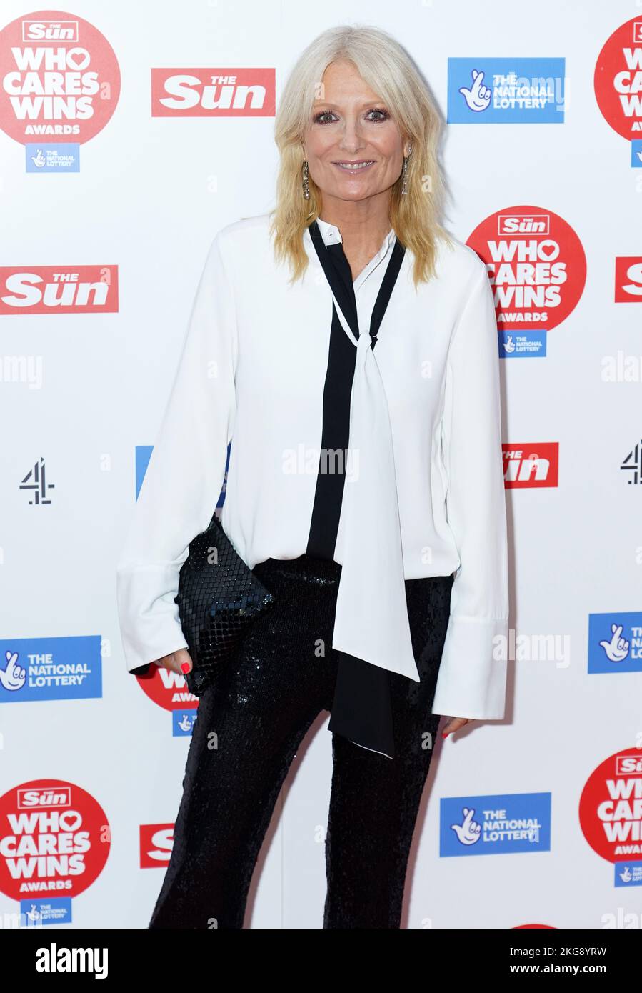 Gaby Roslin attends The Sun's Who Cares Wins Awards at the Roundhouse, Chalk Farm, London, to celebrate and thank the NHS and healthcare heroes, key workers and ordinary people who care for others. Picture date: Tuesday November 22, 2022. Stock Photo