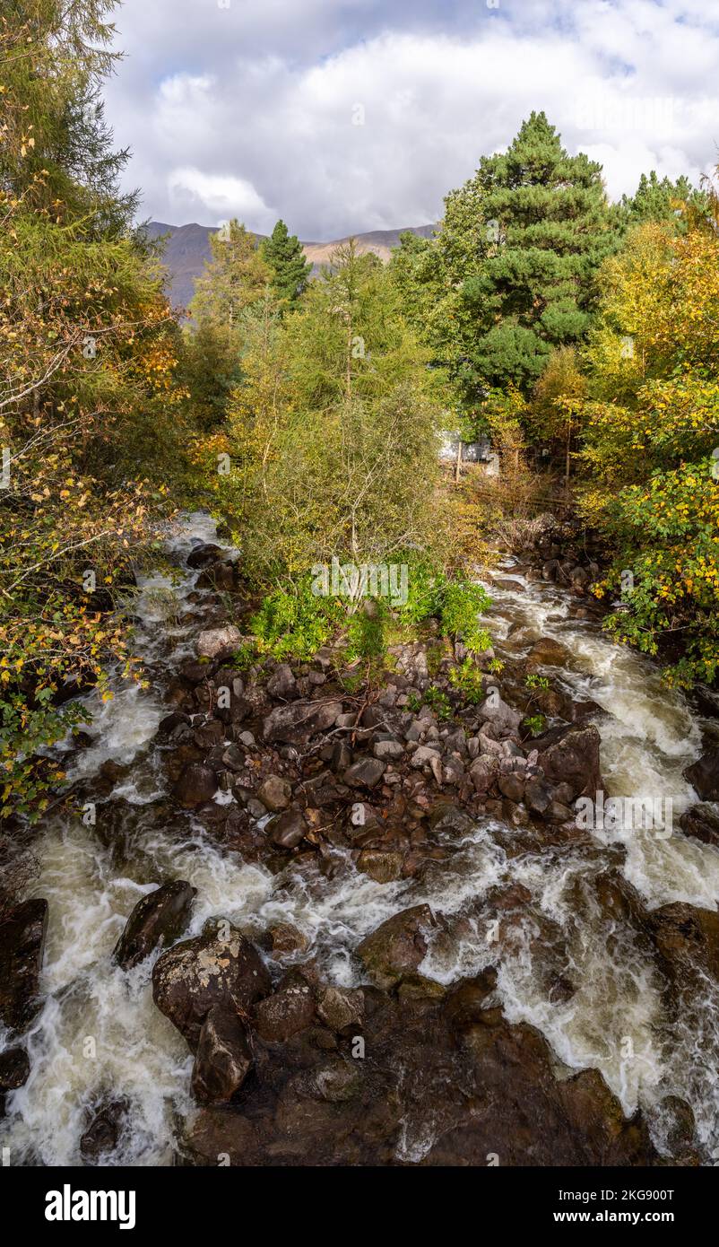 Allt Coire Rooill river at Torridon, northwest Scotland Stock Photo