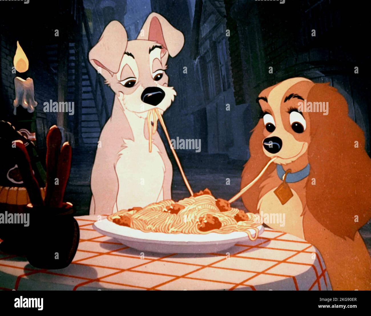 Lady and the Tramp Stock Photo