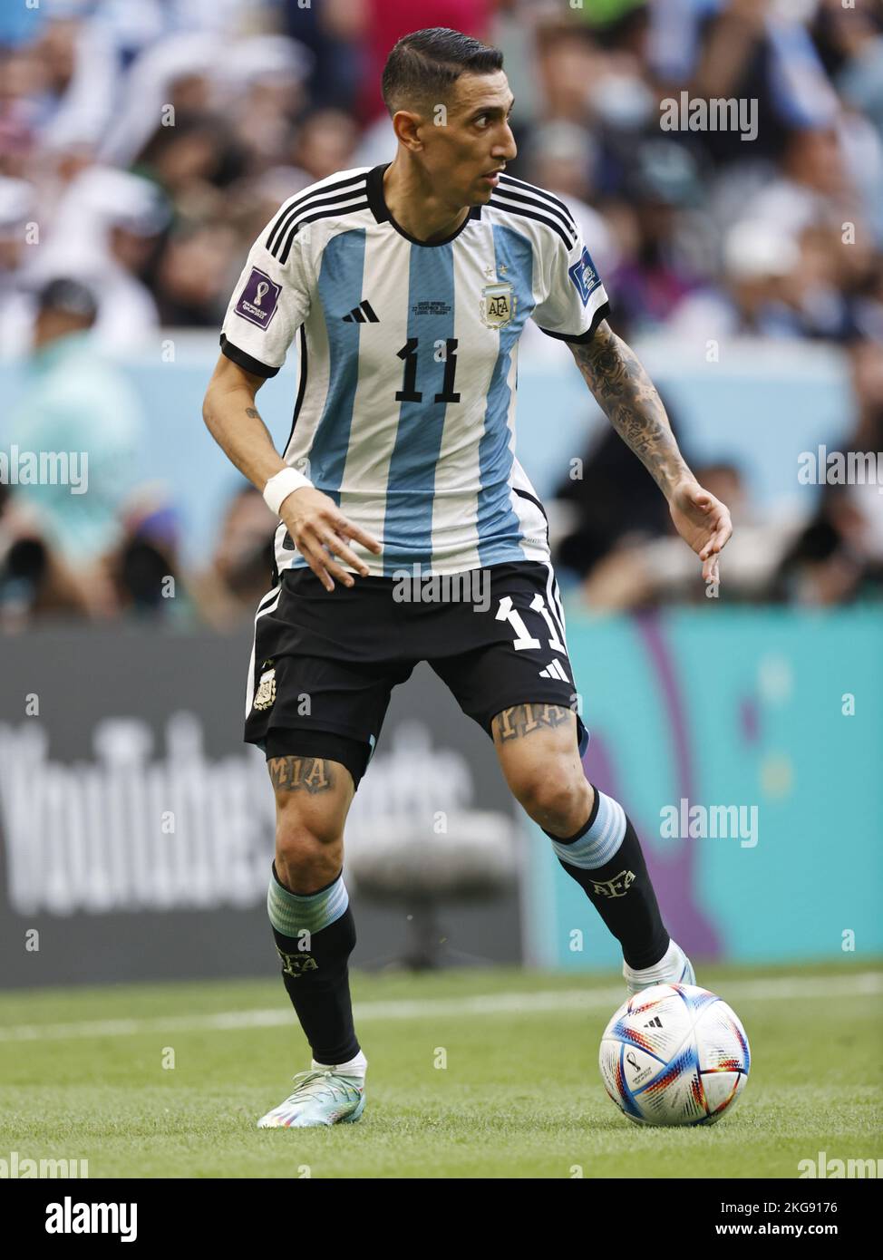 LUSAIL CITY - Angel Di Maria of Argentina during the FIFA World Cup ...