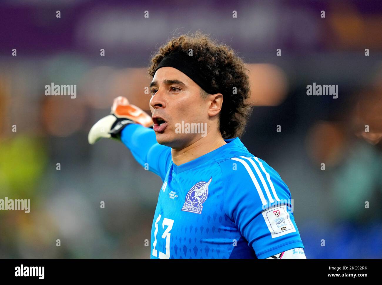 Mexico goalkeeper Guillermo Ochoa during the FIFA World Cup Group C