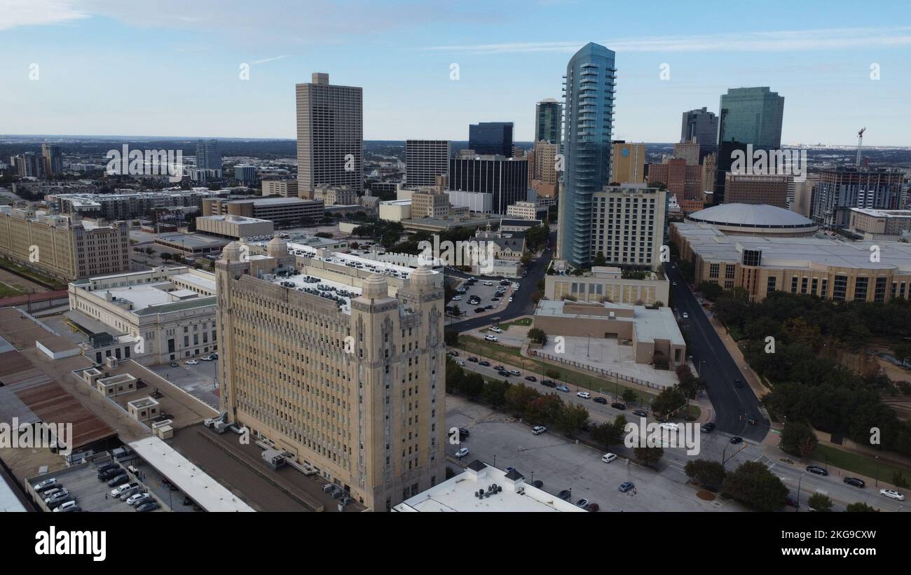 A beautiful view of Texas and Pacific Station, commonly known as T&P