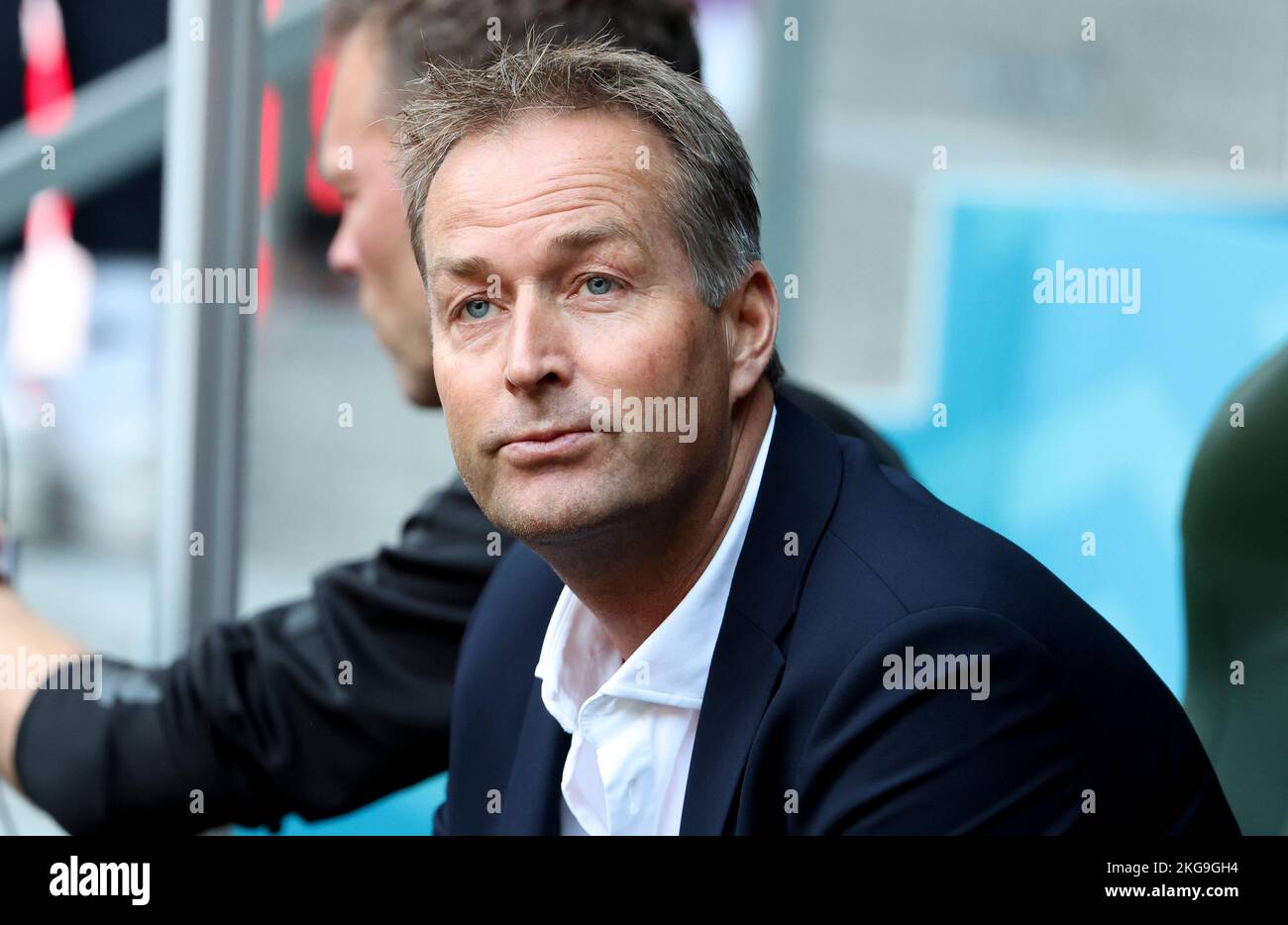 Doha, Qatar - November 22, 2022, Denmark head coach Kasper Hjulmand ...