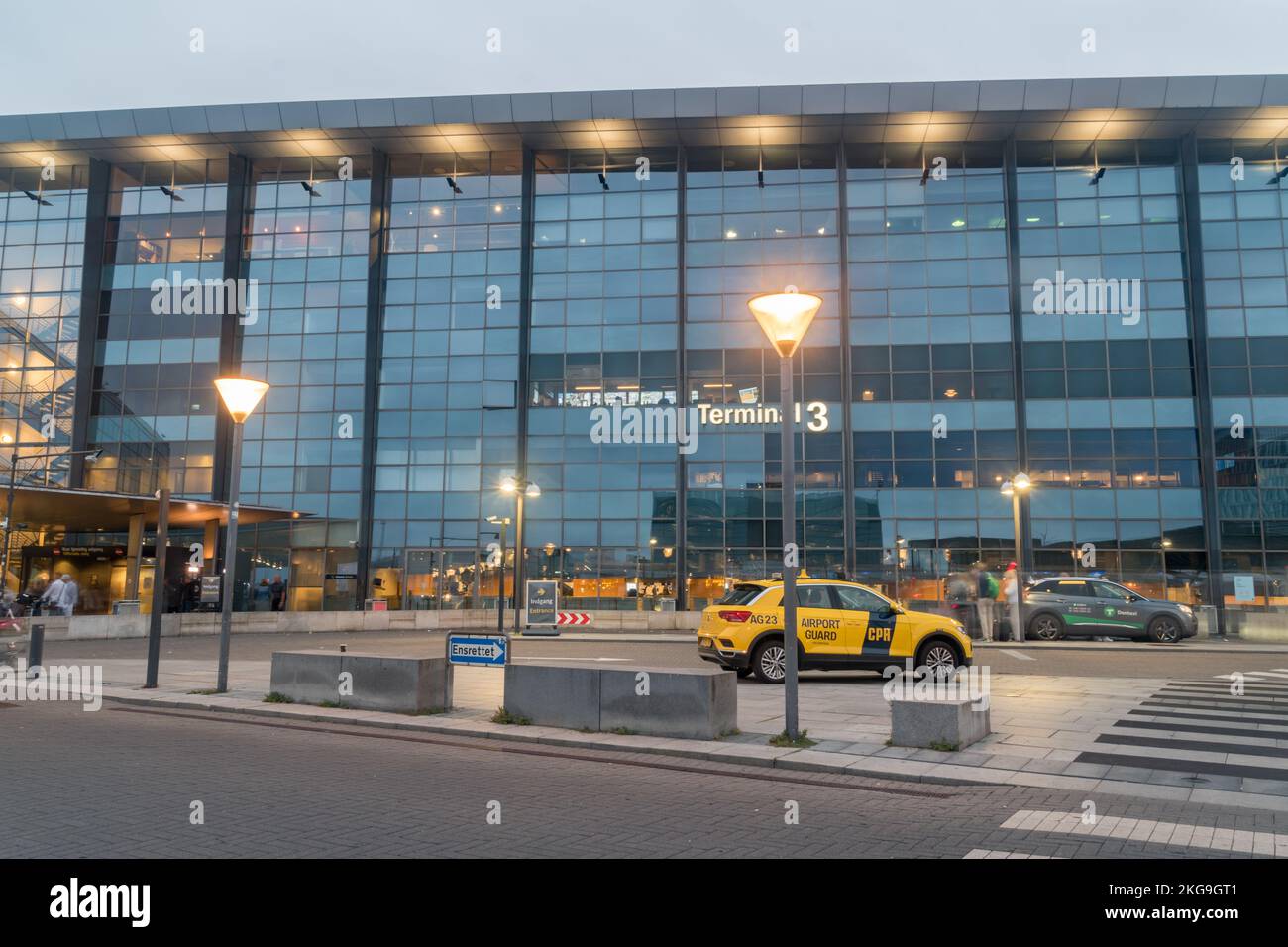 Copenhagen, Denmark - July 27, 2022: Terminal 3 of Copenhagen airport, Kastrup (IATA: CPH, ICAO: EKCH). Stock Photo
