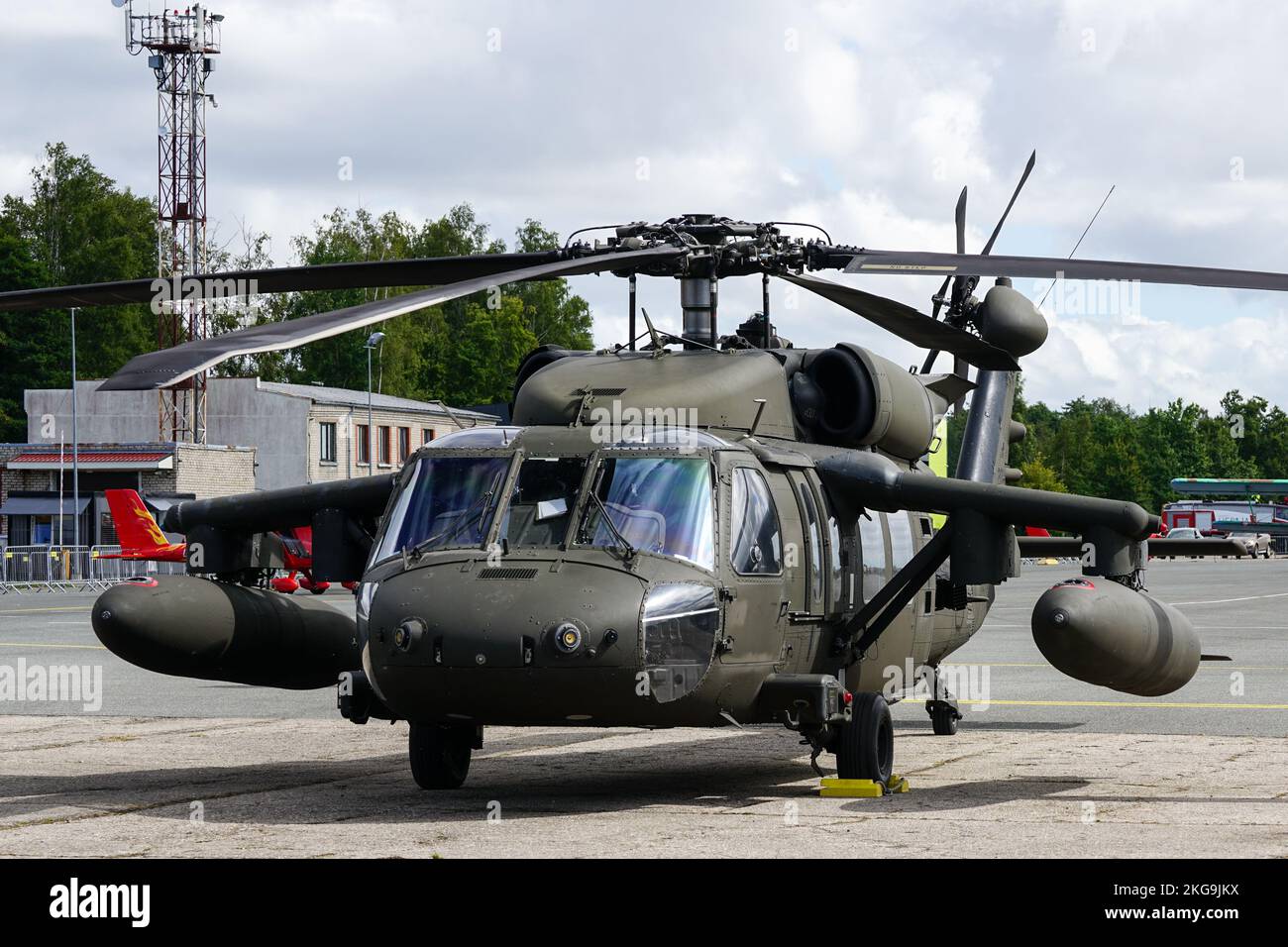 Liepaja, Latvia - August 7, 2022: US Army Sikorsky UH-60 Black Hawk ...