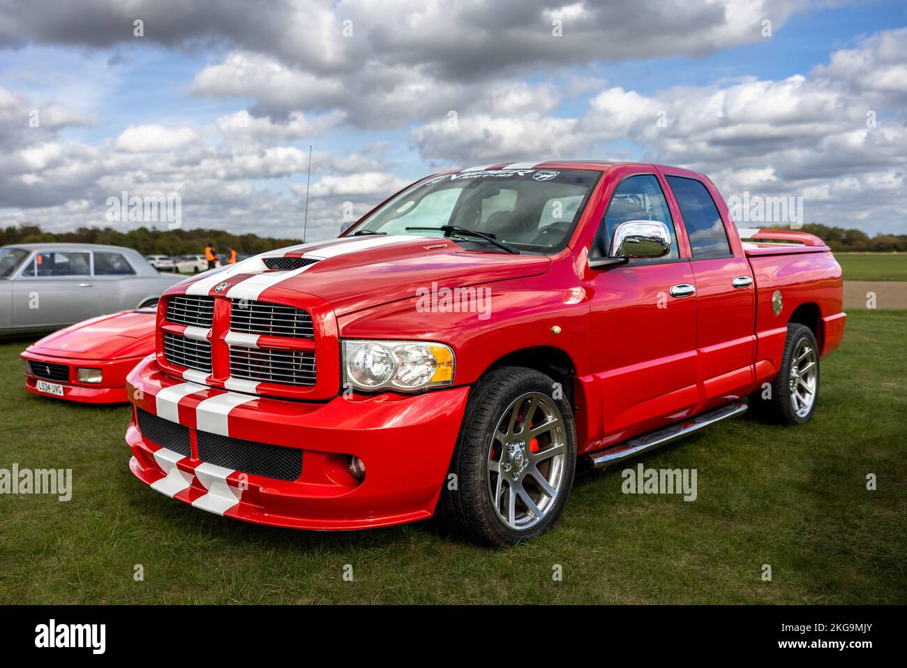 2005 Dodge Ram SRT-10 sport pickup truck ‘KM54 RAM’ on display at the October Scramble held at the Bicester Heritage Centre on the 9th October 2022 Stock Photo