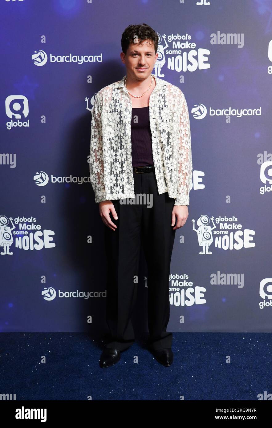 Charlie Puth attends Global's Make Some Noise Night at The Londoner Hotel, in Leicester Square, London. Picture date: Tuesday November 22, 2022. Stock Photo