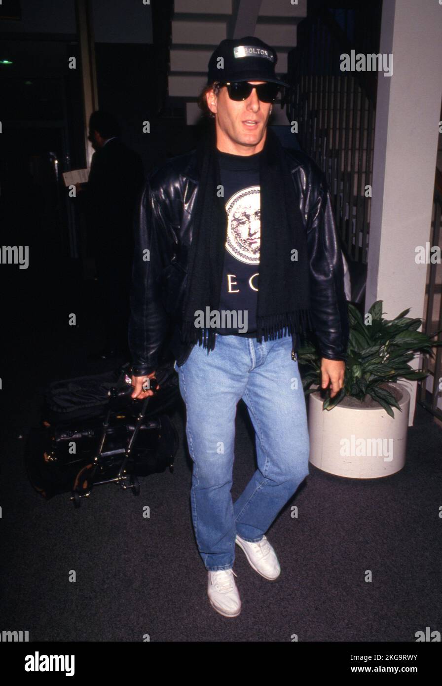 Michael Bolton seen at LAX in 1992 Credit: Ralph Dominguez/MediaPunch ...