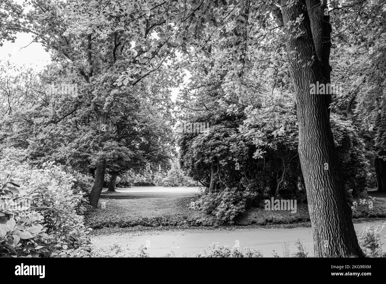 Park and scenic Black and White Stock Photos & Images - Alamy