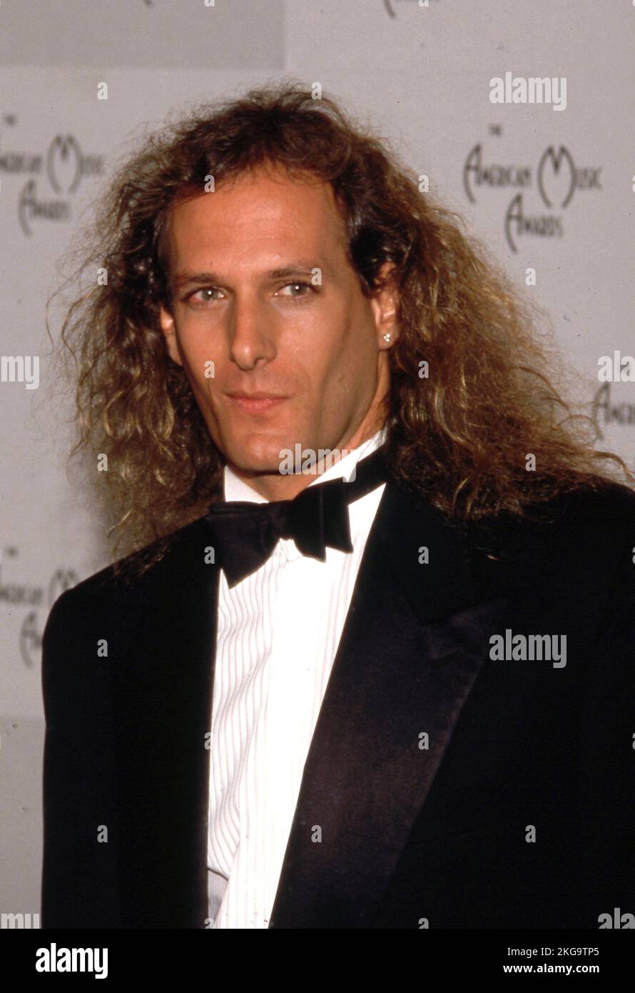 Michael Bolton at The 17th Annual American Music Awards January 22, 1990 Credit Ralph Dominguez