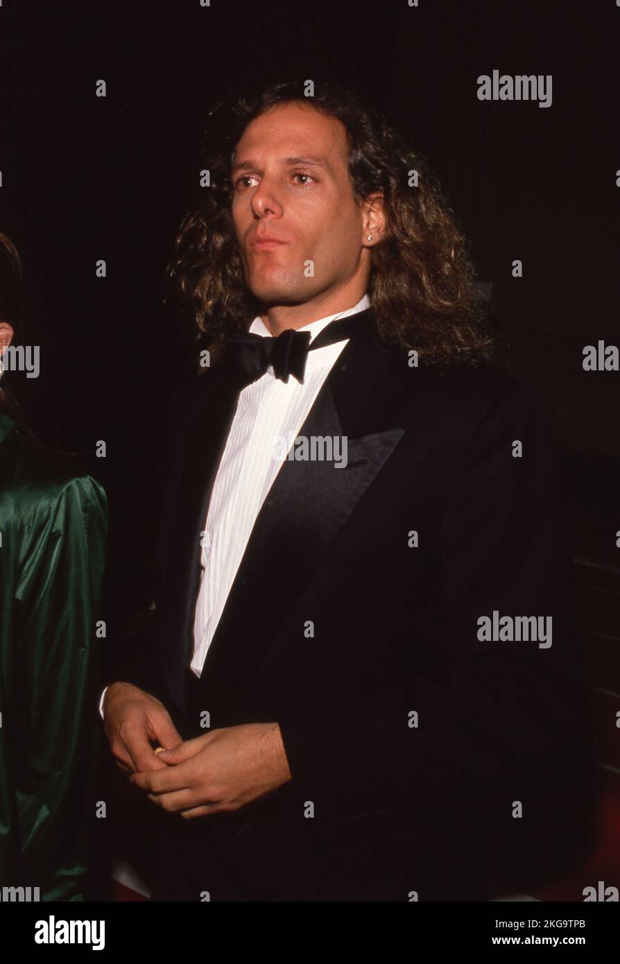 Michael Bolton at The 17th Annual American Music Awards January 22, 1990 Credit Ralph Dominguez
