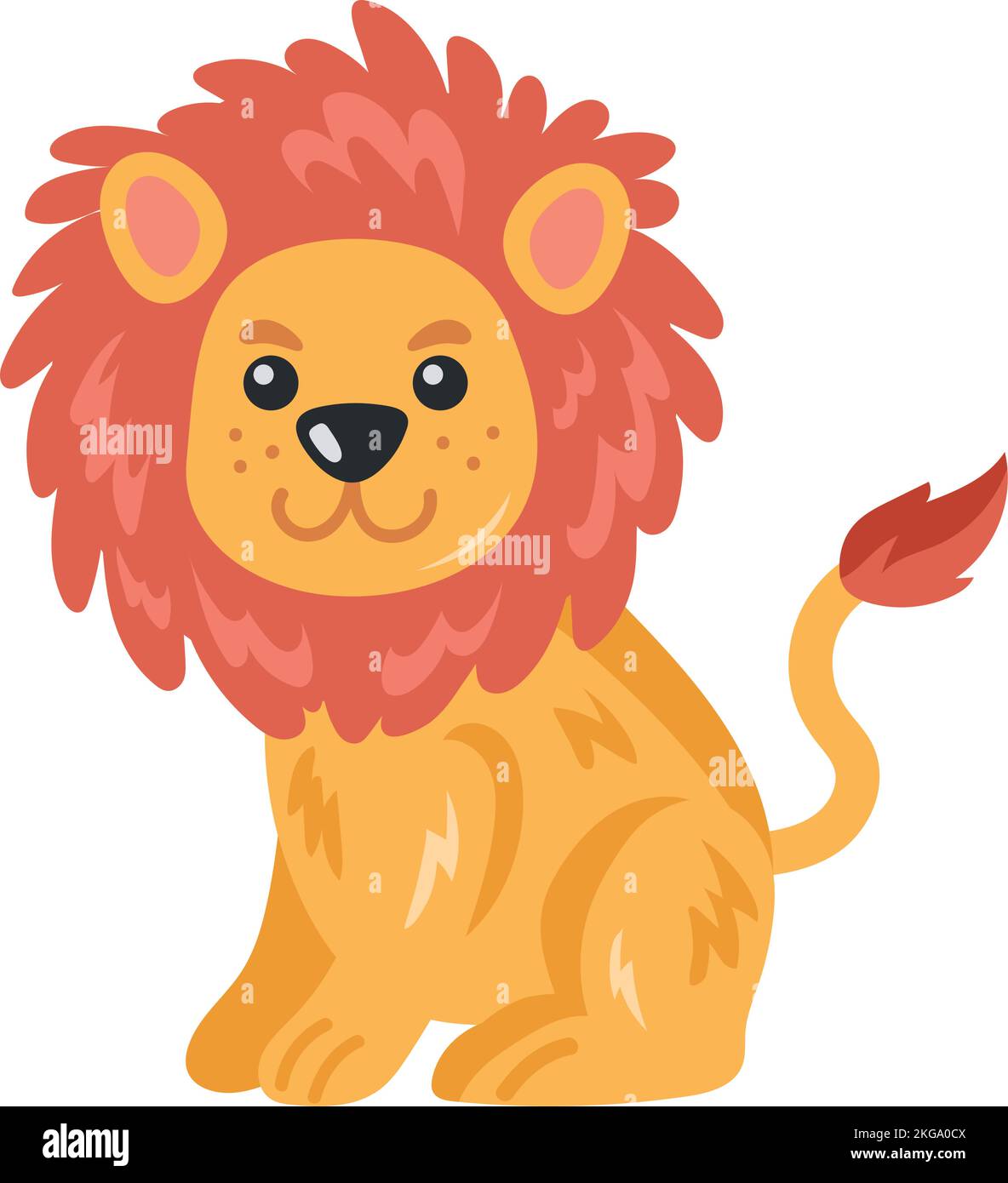 cute lion animal Stock Vector Image & Art - Alamy