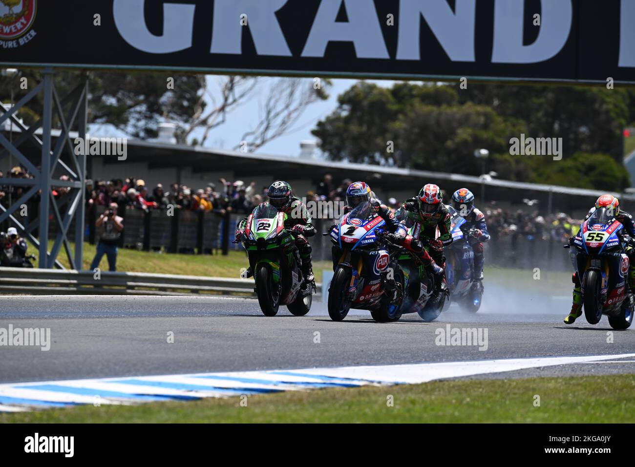 Melbourne, Australia. 20 November, 2022. Jonathon Rea (GBR), Toprak ...