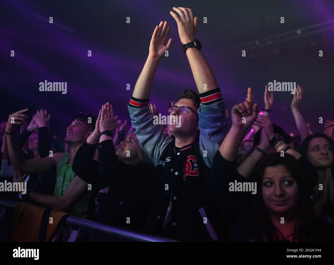 Fans of Sonya Tayurskaya and Ilya Prusikin (Little Big), a Russian rave ...