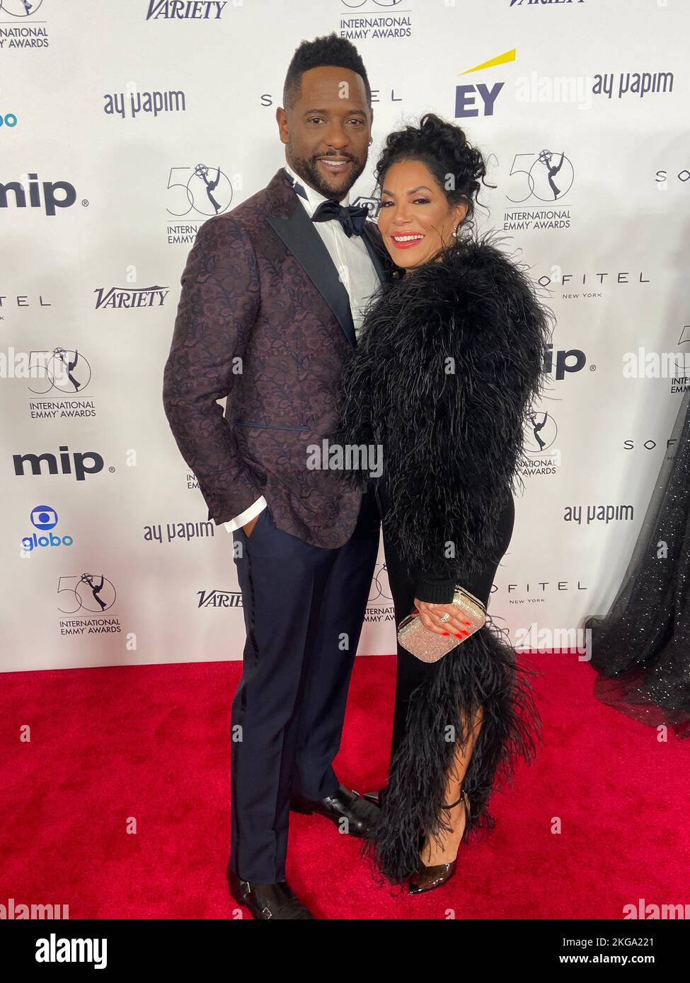 50th International Emmy Awards PICTURED Blair Underwood and Desiree