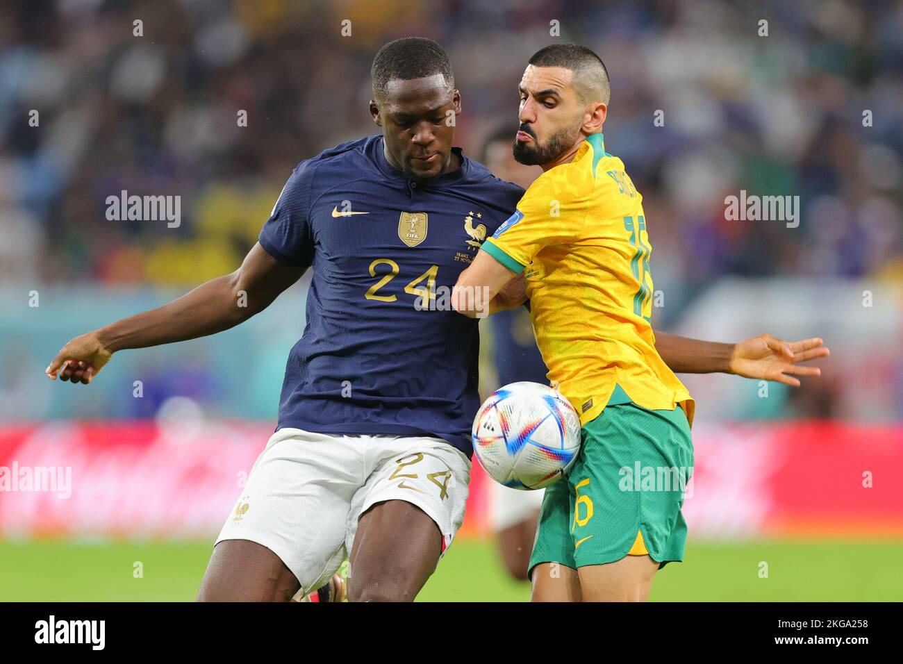 Al Wakrah Qatar 22nd Nov 2022 Ibrahima Konate Of France And Aziz