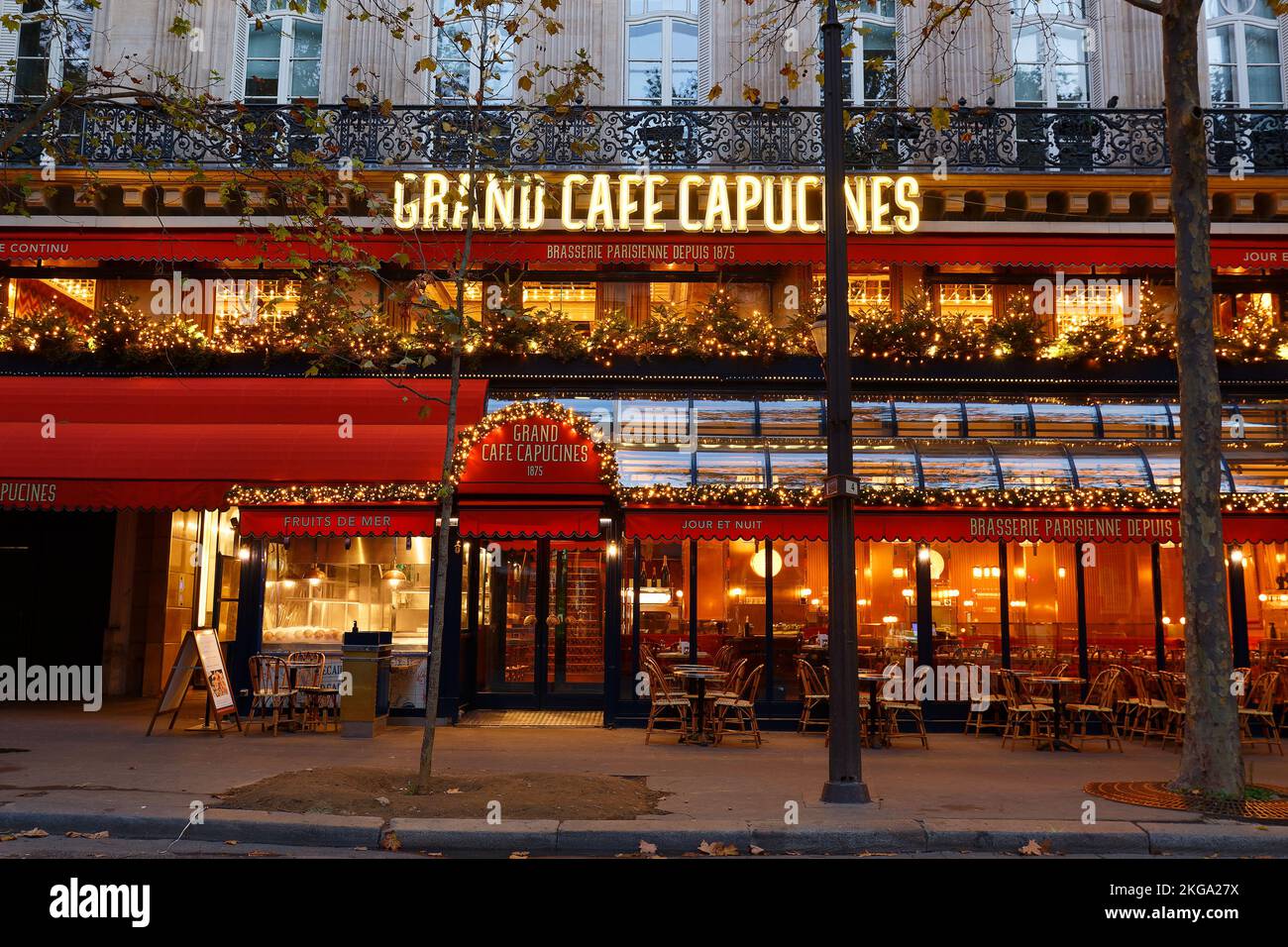 Le Grand Cafe des Capucines is the legendary and famous brasserie