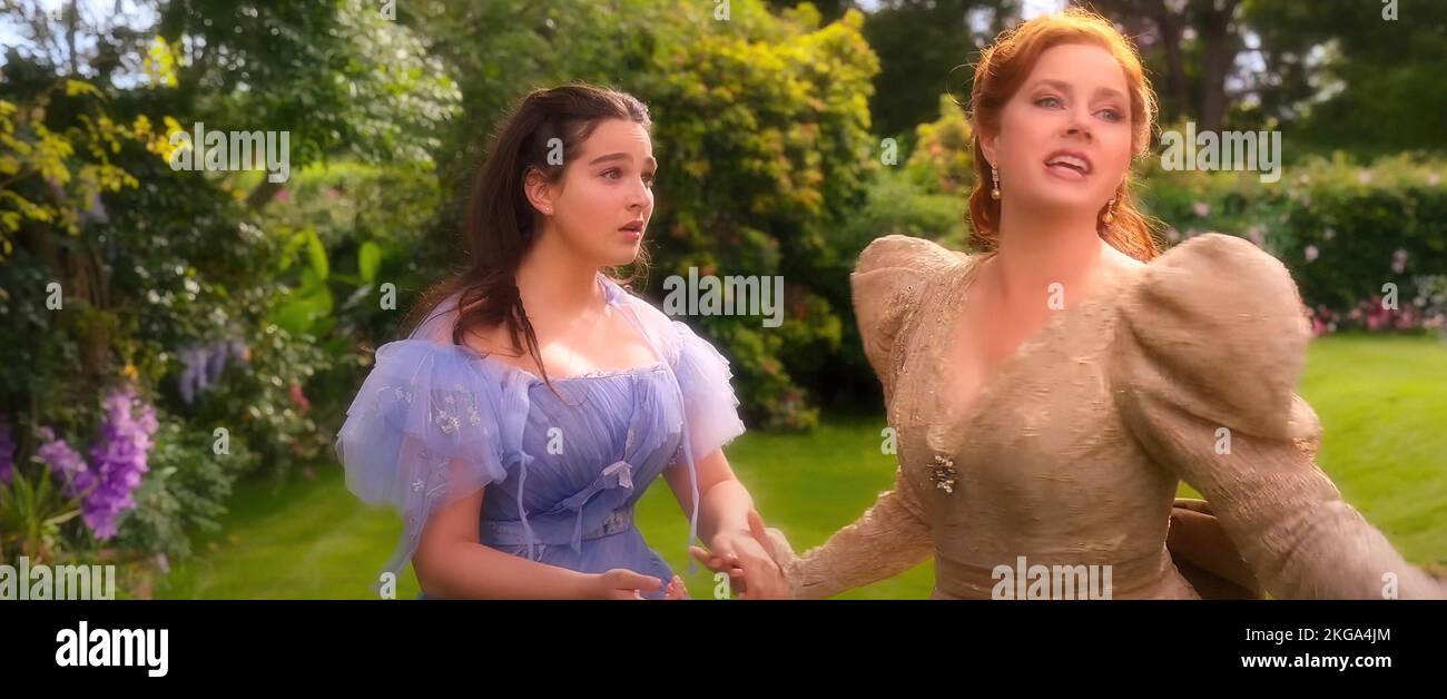 DISENCHANTED, from left Gabriella Baldacchino, Amy Adams, 2022. © Walt