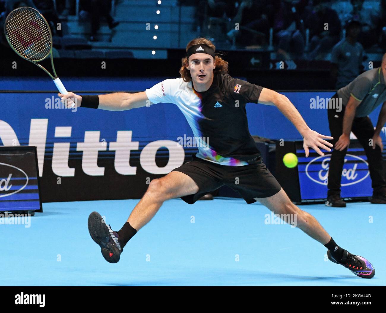 Final tournament ATP (Nitto ATP Finals) in Turin. Greek tennis player