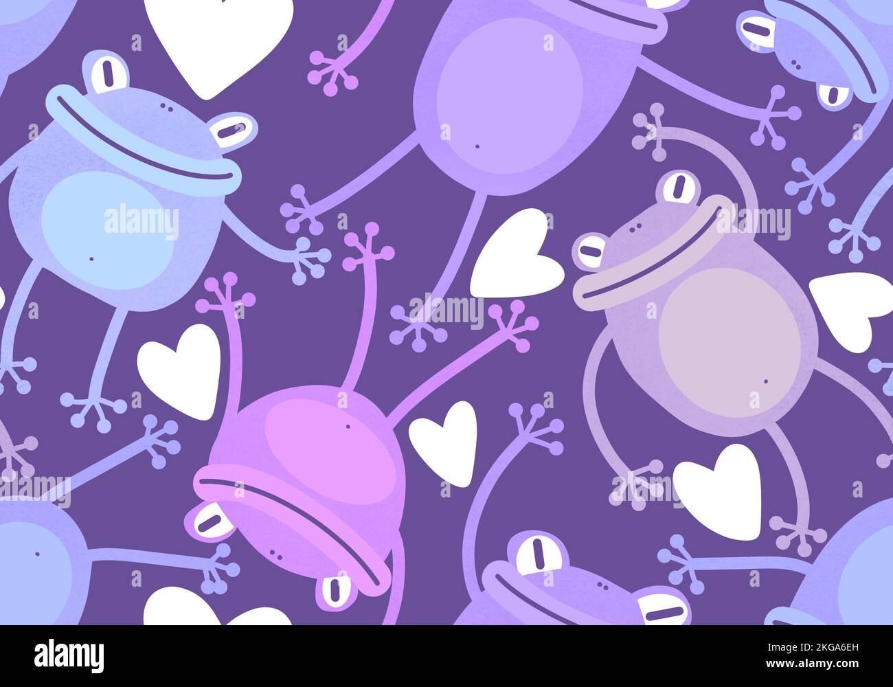 Cartoon animals seamless frogs pattern for wrapping paper and fabrics ...