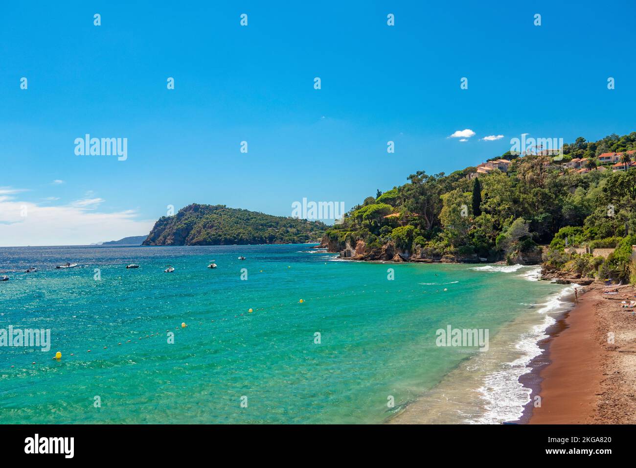 Rayol Beach, French Riviera, France, Europe Stock Photo - Alamy
