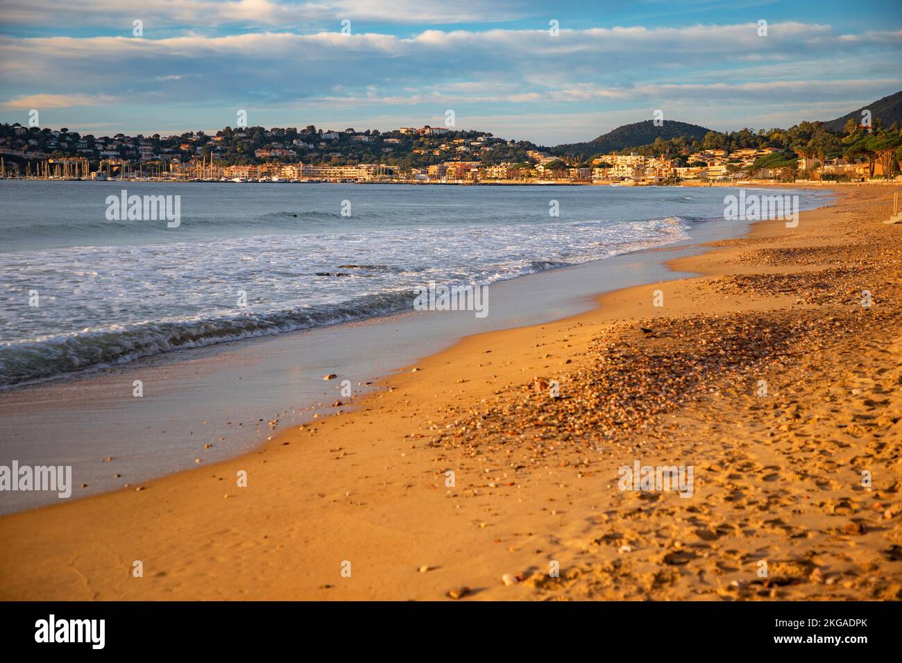 Cavalaire beach, near Saint-Tropez, South of France, Europe Stock Photo ...