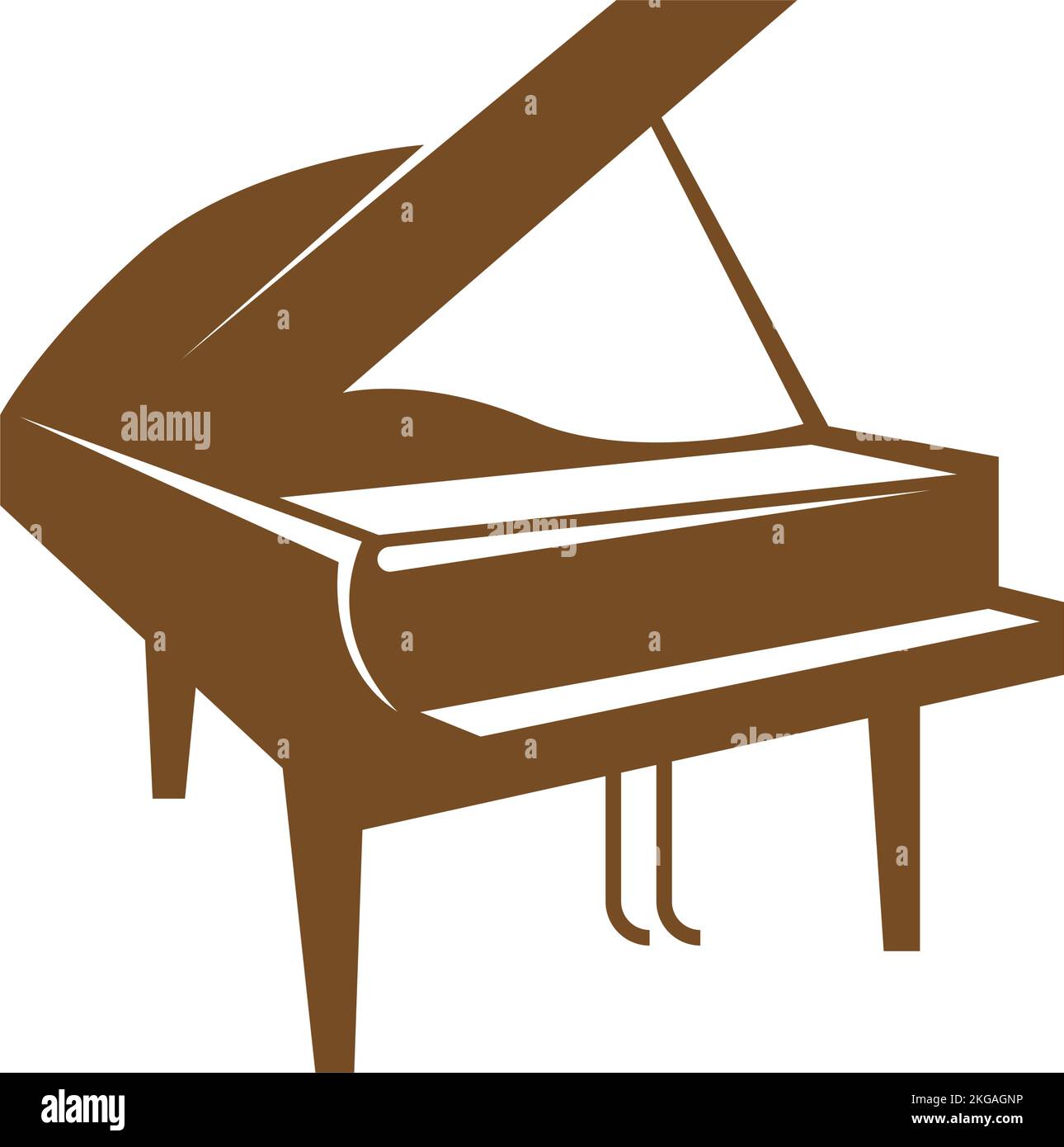 Piano logo icon design illustration Stock Vector Image & Art - Alamy