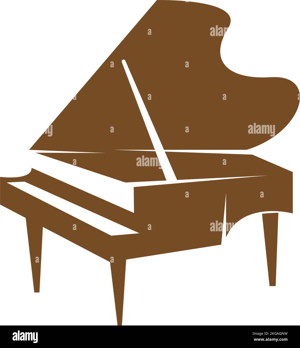 Piano logo icon design illustration Stock Vector Image & Art - Alamy