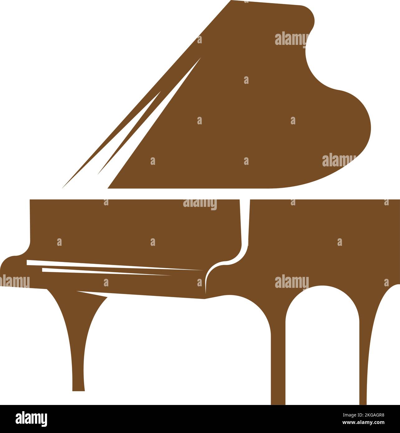 Piano logo icon design illustration Stock Vector Image & Art - Alamy
