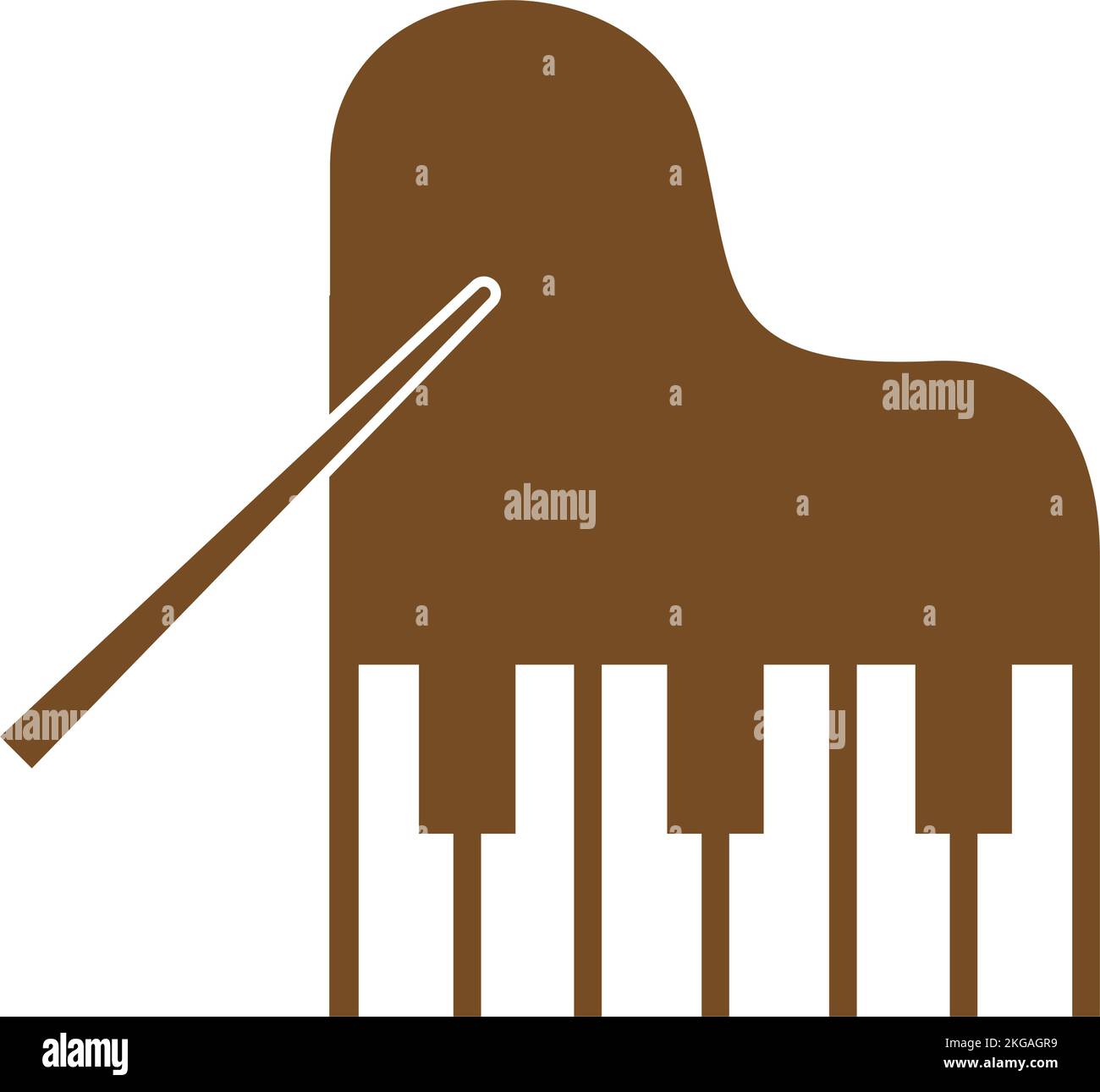 Piano logo icon design illustration Stock Vector Image & Art - Alamy