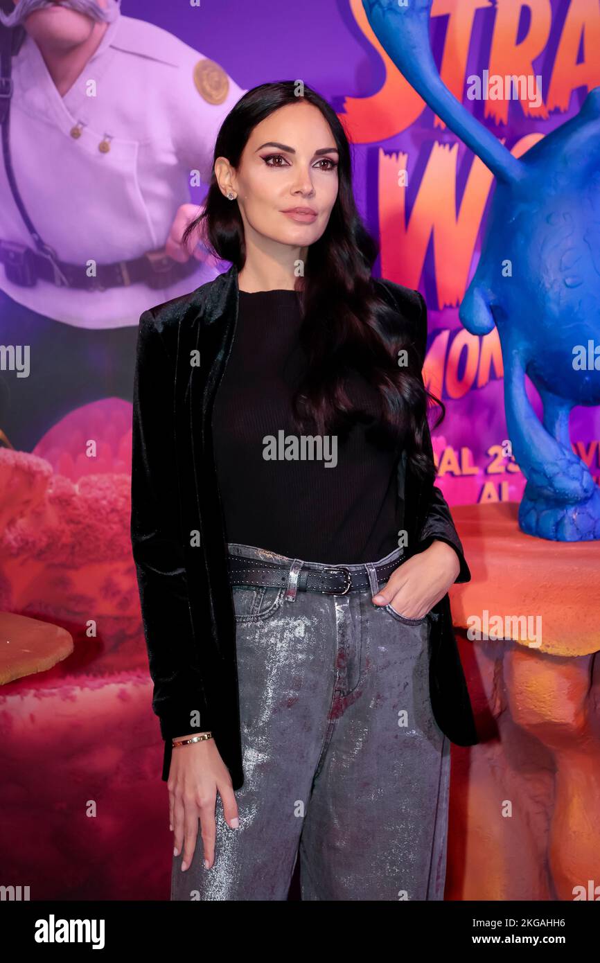 November 21, 2022, Roma, RM, Italy: Michela Quattrociocche at the premiere of the animated film 'Strange World - Un Mondo Misterioso' at The Space Cinema Moderno. Rome, Italy. (Credit Image: © Gennaro Leonardi/Pacific Press via ZUMA Press Wire) Stock Photo